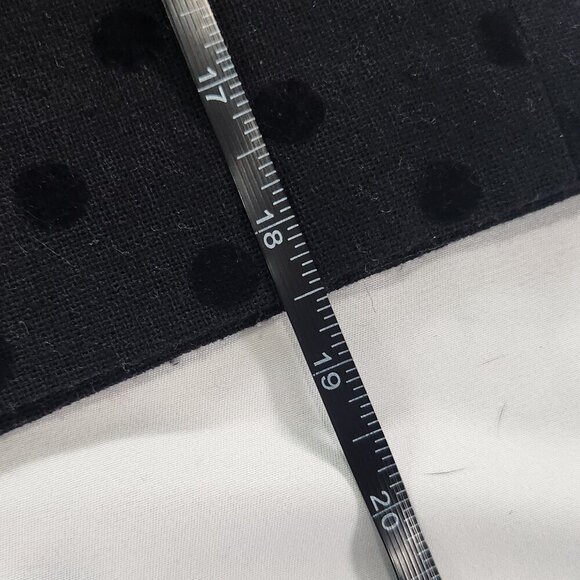 Loft black skirt with polka dots 8R Lot A - Picture 4 of 5